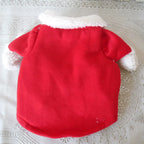 Christmas Pet Dog Cat Costumes Funny Santa Claus Costume for Dogs Cats Winter Warm Dog Clothes Chihuahua Pug Yorkshire Clothing