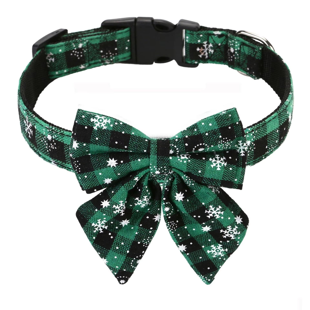 Christmas dog collar with bow tie – photo 6