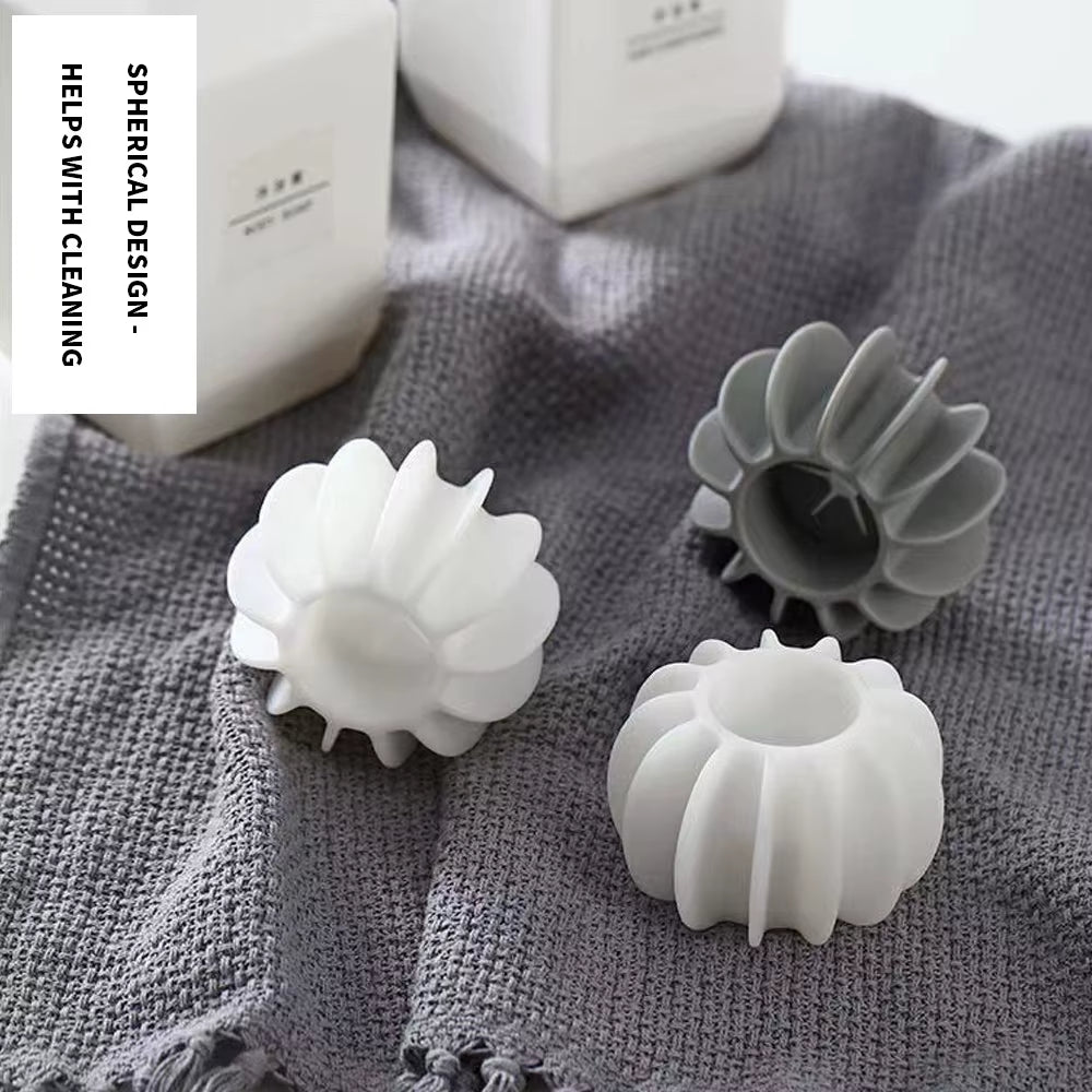 Laundry Ball Reusable Silicone Clothes Hair Cleaning Tools Pet Hair Remover Washing Machine Cat Hair Catcher Laundry Ball