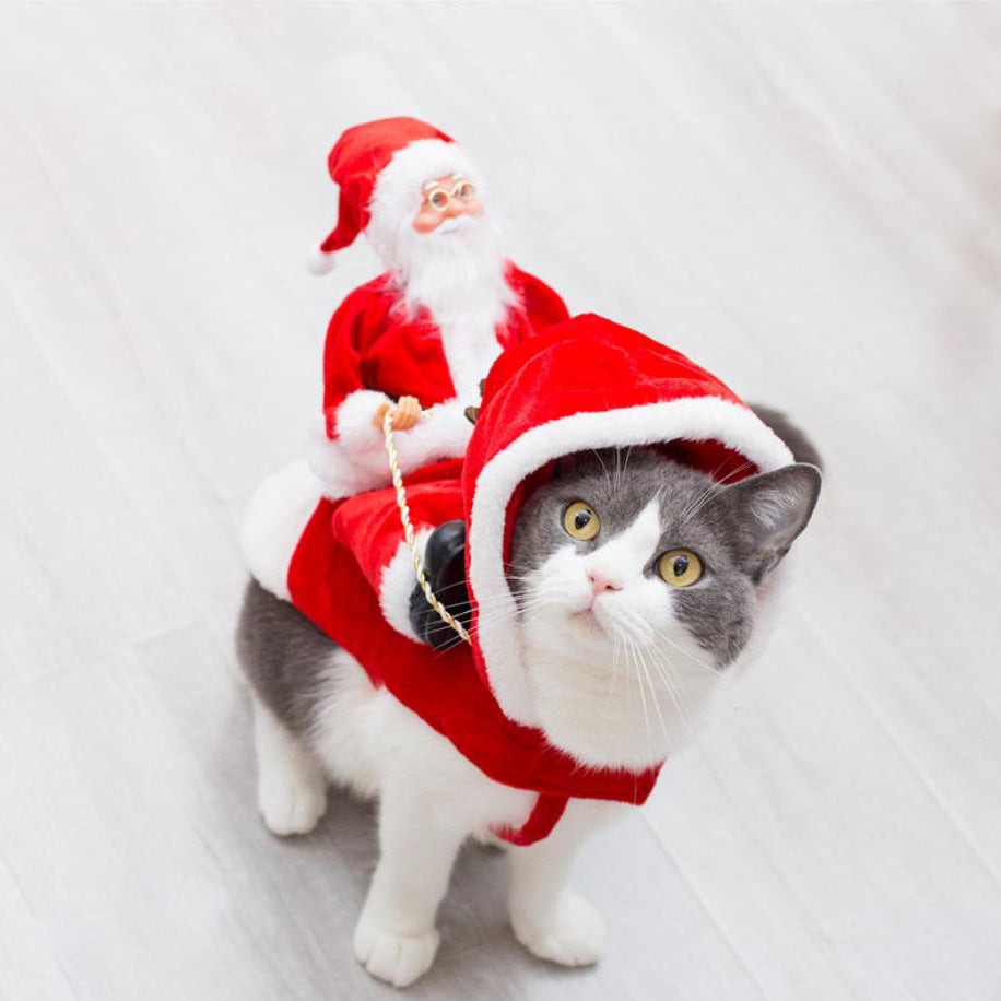 Riding Santa dog costume – photo 2