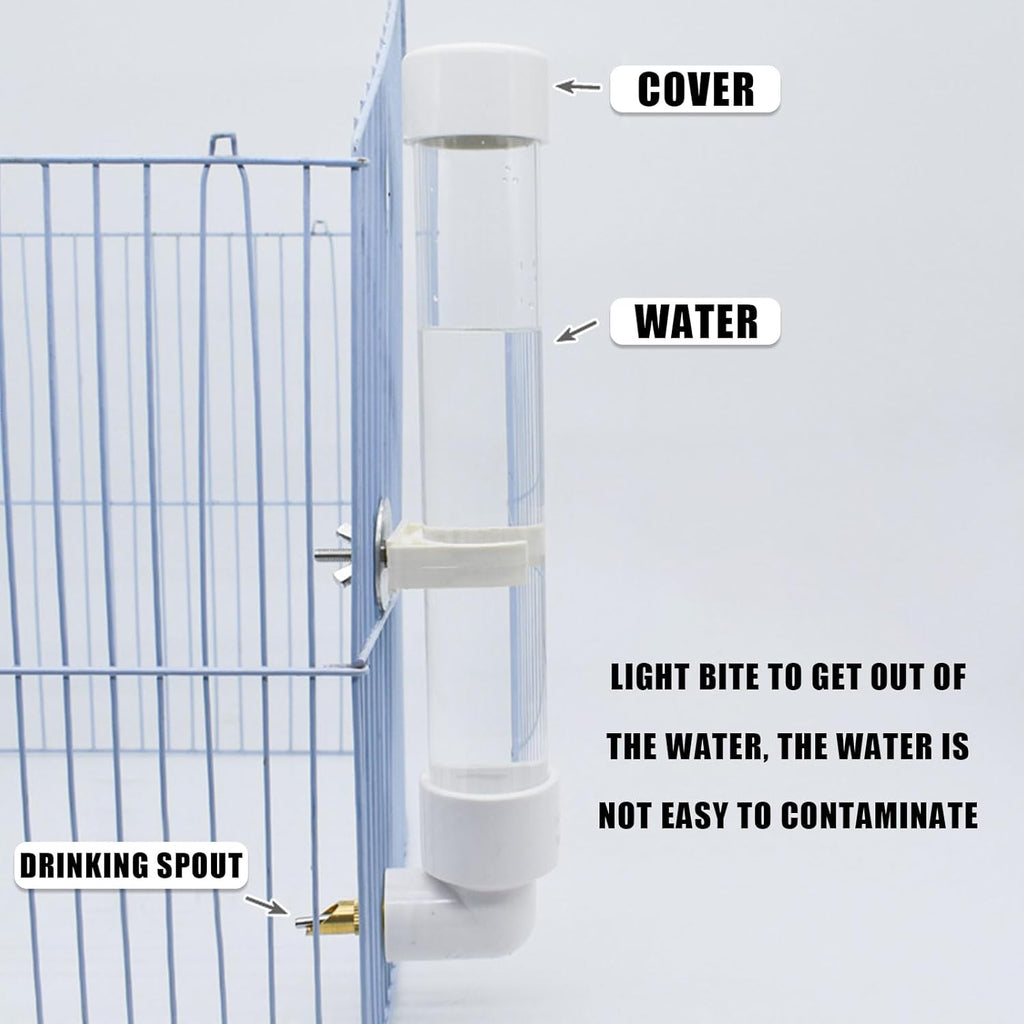Bird Cage Water Bottle with Cleaning Brush – 130 ml