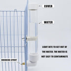 Bird Cage Water Bottle with Cleaning Brush – 130 ml