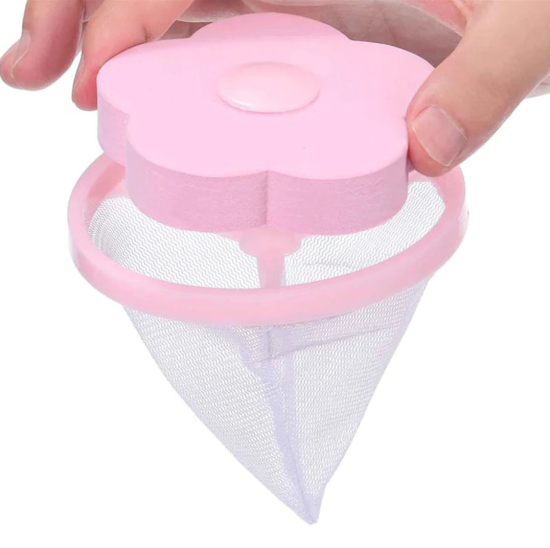 Pet hair catcher for washing machine