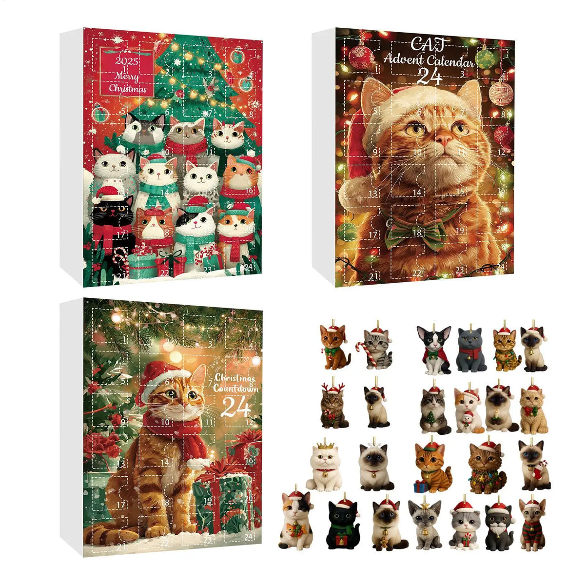 Cat advent calendar ornament – photo 2