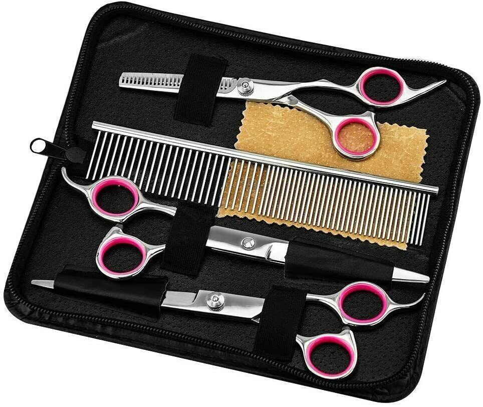 Stainless Steel Pet Grooming Scissors Set