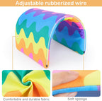 Foldable Guinea Pig Tunnel & Hideout – Rainbow Wave