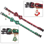 Christmas dog collar with bow tie – photo 5