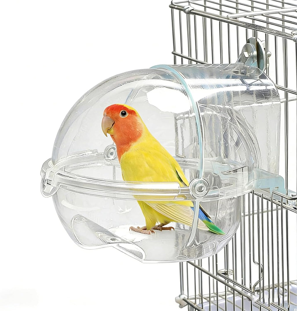 Transparent Hanging Bird Bath – Round Planet Design