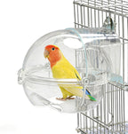 Transparent Hanging Bird Bath – Round Planet Design
