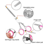 Stainless Steel Pet Grooming Scissors Set