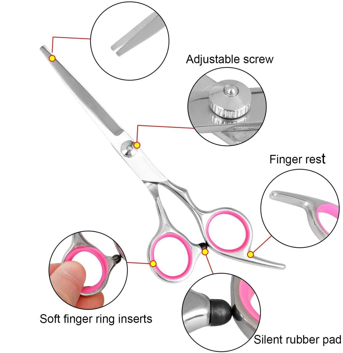 Stainless Steel Pet Grooming Scissors Set