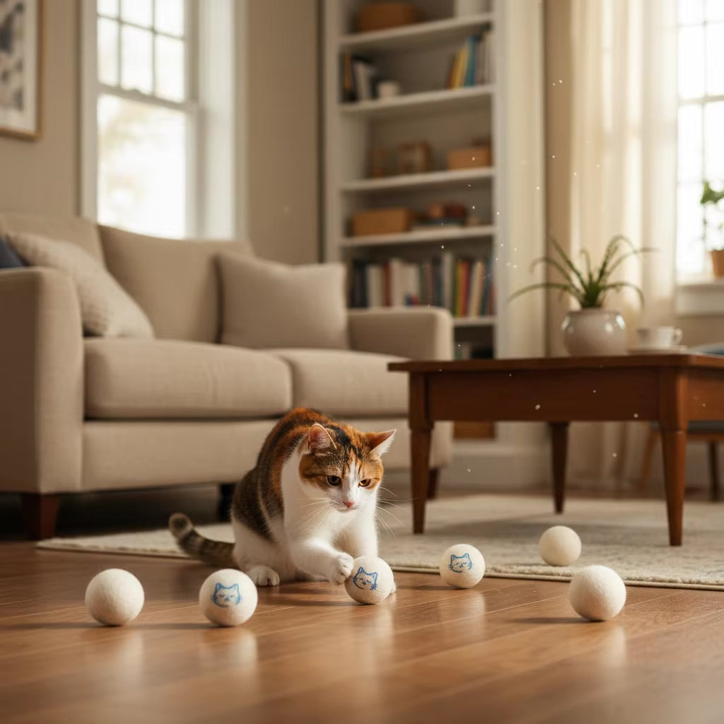 Wool cat balls – photo 6