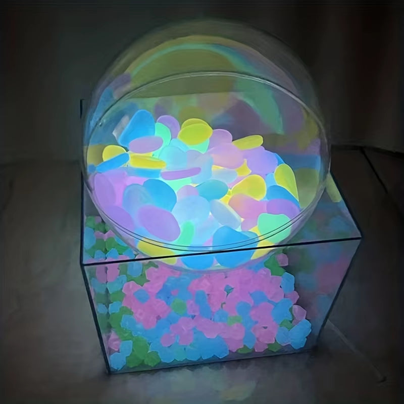 Glow-in-the-dark aquarium pebbles – photo 7