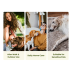 Waterless Dog Paw Cleaner with Silicone Brush – No-Rinse Foaming Paw Washer for Dogs & Cats