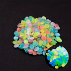 Glow-in-the-dark aquarium pebbles