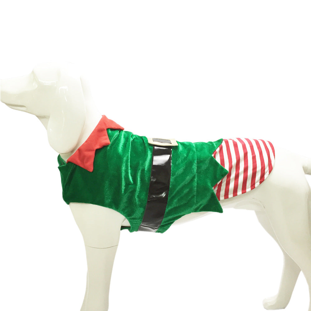 Riding Santa dog costume – photo 4