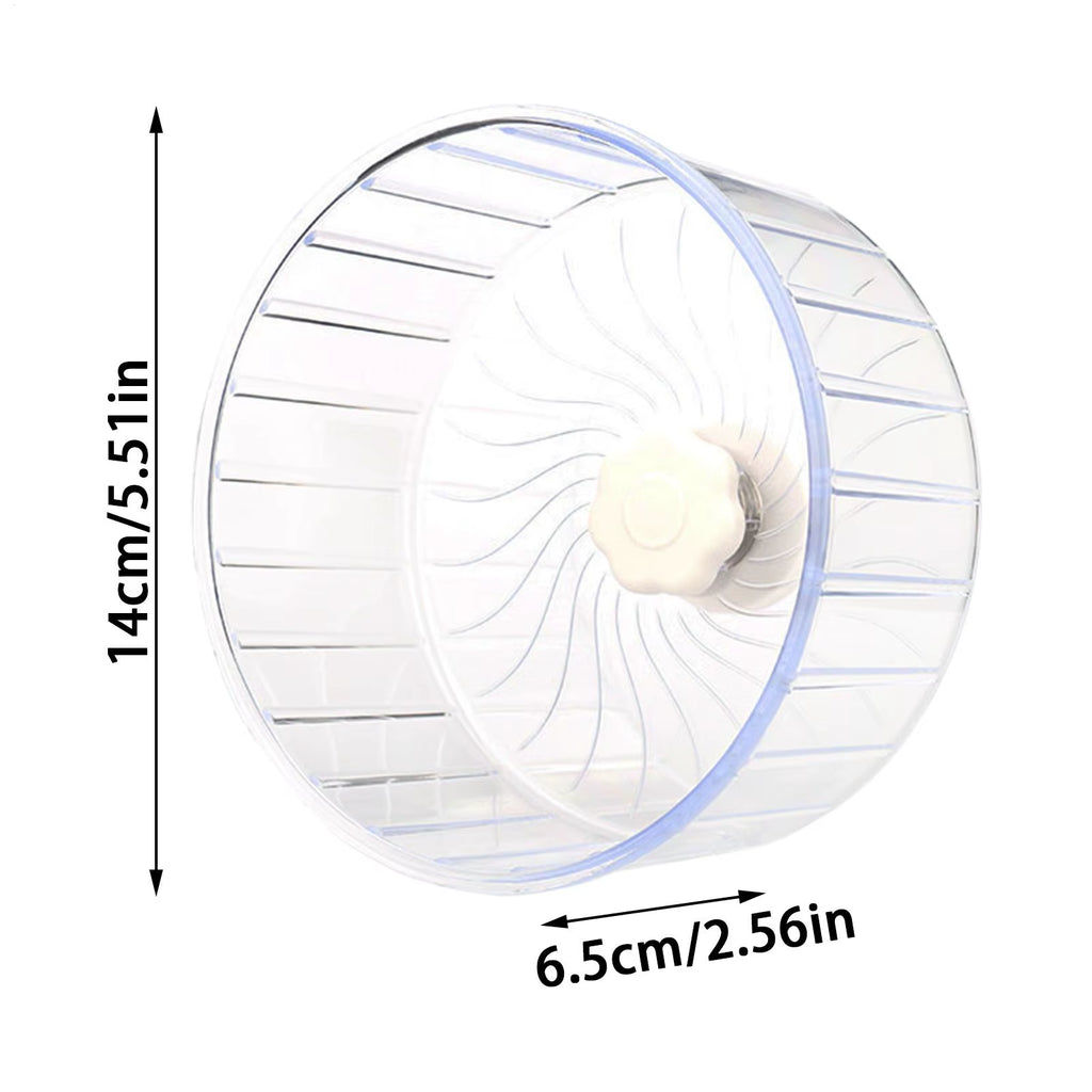Silent Hamster Wheel Quiet Double Bearing Spinner Gerbil Small Animals Running Wheel for Mice Dwarf Animals Pets Cage