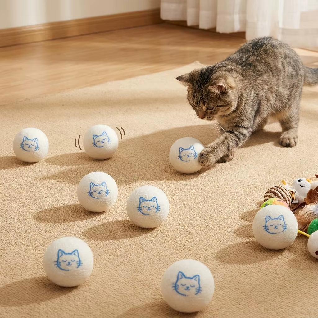 Wool cat balls – photo 2