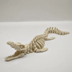 Dinosaur skeleton fish tank decoration