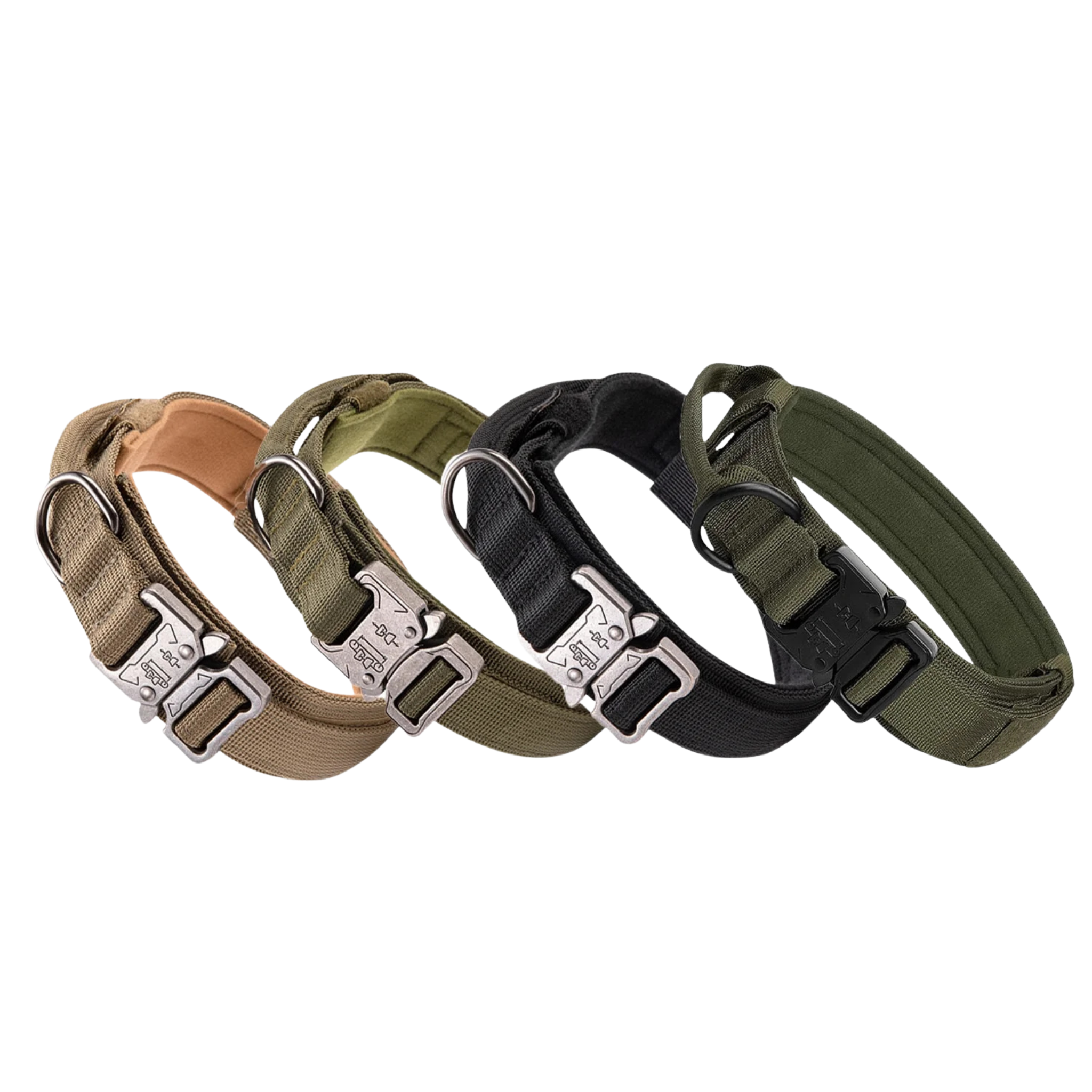 Tactical Dog Collar and Leash Set – Adjustable Military-Style Training Collar for Medium & Large Dogs